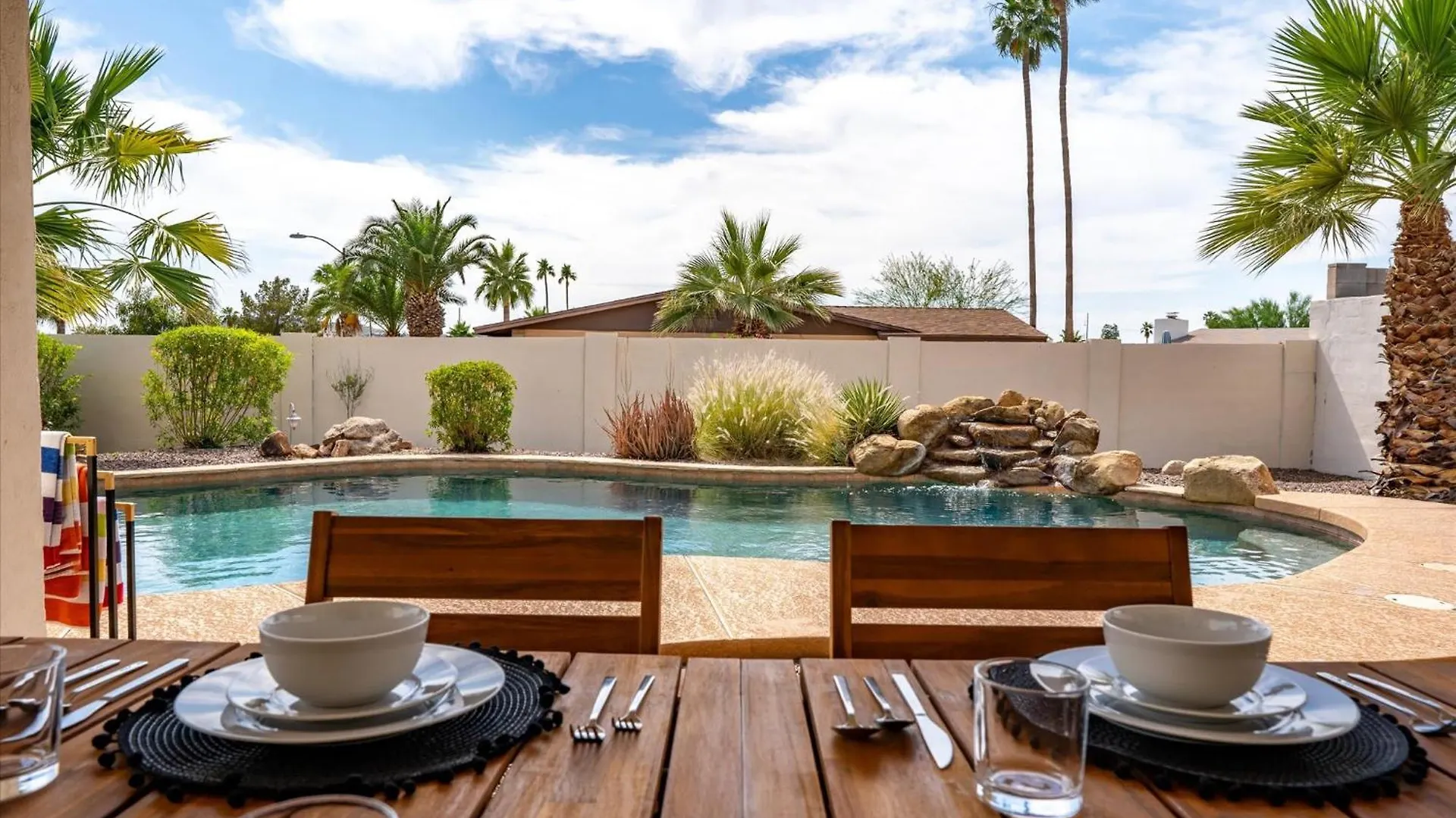 Game Room Resort Pool Hottub Modern Desert Oasis Phoenix